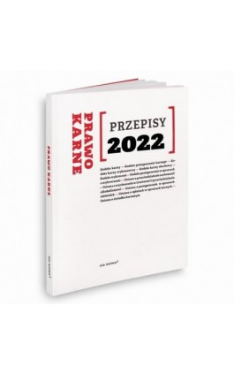 Przepisy 2022 Prawo karne - Ebook - 9788366720855