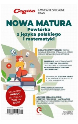 Cogito e-wydanie specjalne Nowa Matura Powtórka z języka polskiego i matematyki - Ola Siewko - Ebook