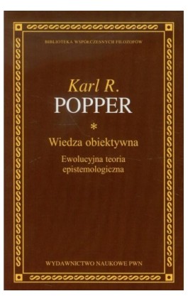 Wiedza obiektywna - Karl R. Popper - Ebook - 978-83-01-20073-2
