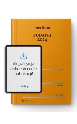 Meritum Podatki 2024 - Dariusz Zalewski - Ebook - 978-83-8358-377-8