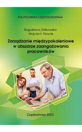 Zarządzanie międzypokoleniowe w obszarze zaangażowania pracowników - Bogusława Ziółkowska - Ebook - 978-83-7193-975-4