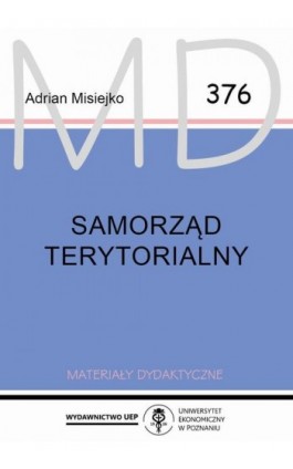 Samorząd terytorialny - Adrian Misiejko - Ebook - 978-83-8211-213-9