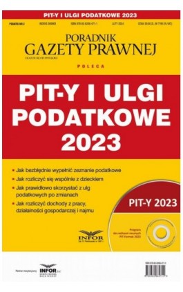 Pity i ulgi podatkowe 2023 Podatki 2/2024 - Grzegorz Ziółkowski - Ebook - 978-83-8268-471-1