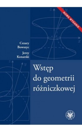 Wstęp do geometrii różniczkowej - Cezary Bowszyc - Ebook - 978-83-235-2164-8