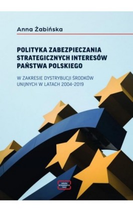 POLITYKA ZABEZPIECZANIA STRATEGICZNYCH INTERESÓW PAŃSTWA POLSKIEGO W ZAKRESIE DYSTRYBUCJI ŚRODKÓW UNIJNYCH W LATACH 2004–2019 - Anna Żabińska - Ebook - 978-83-67907-45-3