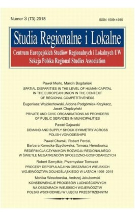Studia Regionalne i Lokalne nr 3(73)/2018 - Paweł Merło - Ebook