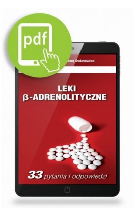 Leki ß-adrenolityczne - Marek Kuch - Ebook - 978-83-926656-9-4