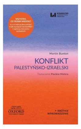 Konflikt palestyńsko-izraelski - Martin Bunton - Ebook - 978-83-8088-602-5