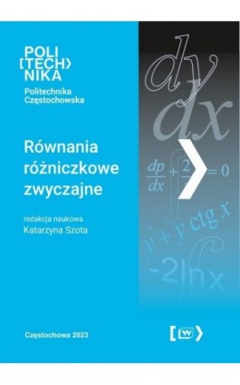 Równania różniczkowe zwyczajne - Ebook - 978-83-7193-971-6