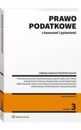 Prawo podatkowe z kazusami i pytaniami - Andrzej Huchla - Ebook - 978-83-8358-094-4