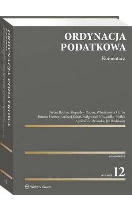 Ordynacja podatkowa. Komentarz - Roman Hauser - Ebook - 978-83-8358-480-5