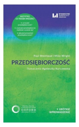 Przedsiębiorczość - Paul Westhead - Ebook - 978-83-8331-519-5