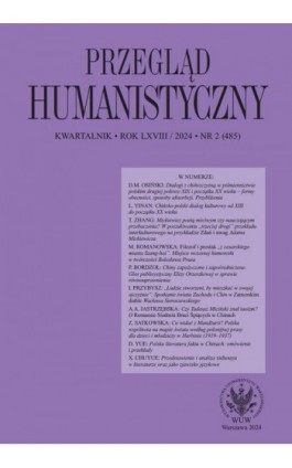 Przegląd Humanistyczny 2024/2 (485) - Ebook