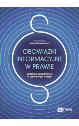 Obowiązki informacyjne w prawie. - Ebook - 978-83-01-23959-6