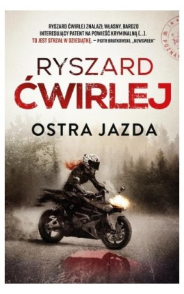 Ostra jazda - Ryszard Ćwirlej - Ebook - 978-83-287-1186-0