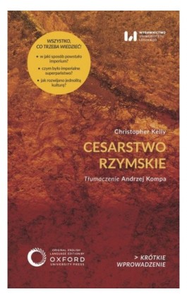 Cesarstwo rzymskie - Christopher Kelly - Ebook - 978-83-8331-597-3