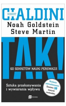 TAK! 60 sekretów nauki perswazji - Steve Martin - Ebook - 978-83-8087-272-1
