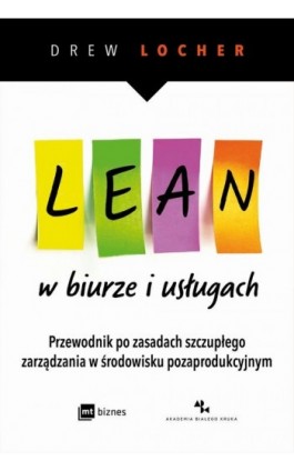 Lean w biurze i usługach - Drew Locher - Ebook - 978-83-8087-883-9