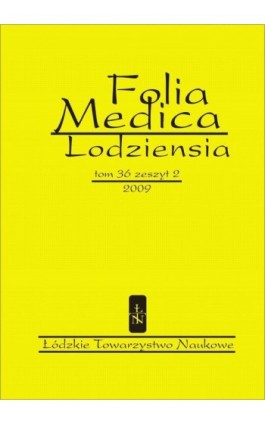Folia Medica Lodziensia t. 36 z. 2/2009 - Praca zbiorowa - Ebook