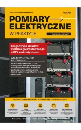 Pomiary elektryczne w praktyce, 21 numer specjalny - Praca zbiorowa - Ebook