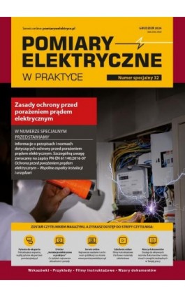Pomiary elektryczne w praktyce, 32 numer specjalny - Praca zbiorowa - Ebook