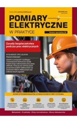 Pomiary elektryczne w praktyce, 28 numer specjalny - Praca zbiorowa - Ebook
