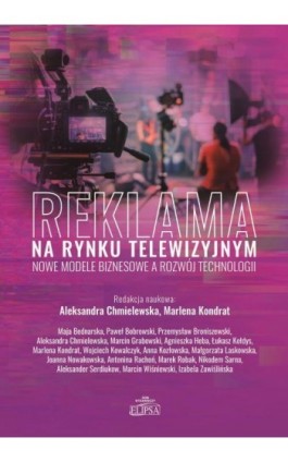 Reklama na rynku telewizyjnym - Ebook - 978-83-8017-559-4