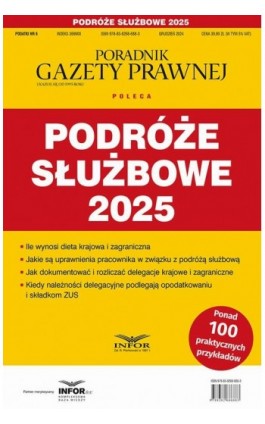 Podróże slużbowe 2025 Podatki 6/2024 - Praca zbiorowa - Ebook - 978-83-8268-689-0