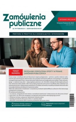 Zamówienia publiczne w pytaniach i odpowiedziach nr specjalny 76 - Praca zbiorowa - Ebook