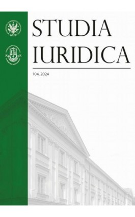 Studia Iuridica, nr 104 - Ebook