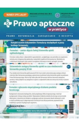 Prawo apteczne w praktyce, numer specjalny 08 - Praca zbiorowa - Ebook