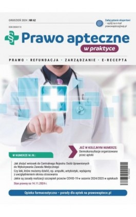 Prawo apteczne w praktyce nr 62 - Praca zbiorowa - Ebook