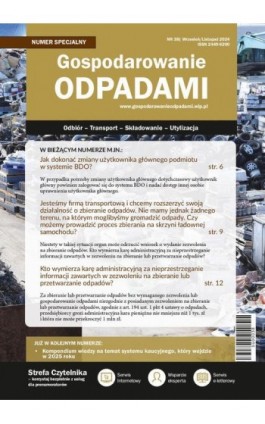 Gospodarowanie odpadami, nr specjalny 38 - Praca zbiorowa - Ebook