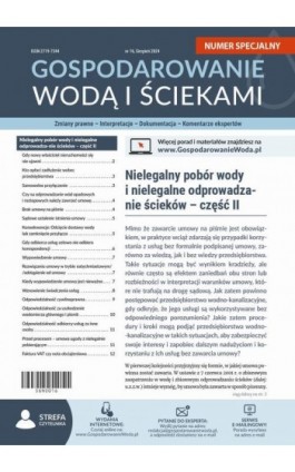 Gospodarowanie wodą i ściekami, numer specjalny 16 - Praca zbiorowa - Ebook