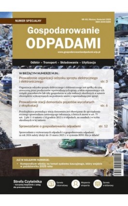 Gospodarowanie odpadami, nr specjalny 40 - Praca zbiorowa - Ebook