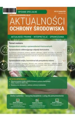 Aktualności ochrony środowiska, nr specjalny 122 - Praca zbiorowa - Ebook