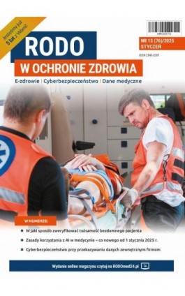 RODO w ochronie zdrowia nr 76