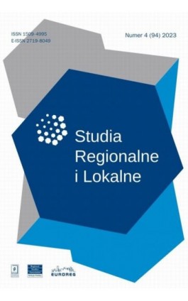 Studia Regionalne i Lokalne nr 4(94)/2023 - Christophe Chabrot - Ebook
