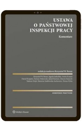 Ustawa o Państwowej Inspekcji Pracy. Komentarz - Dariusz Makowski - Ebook - 978-83-8390-212-8