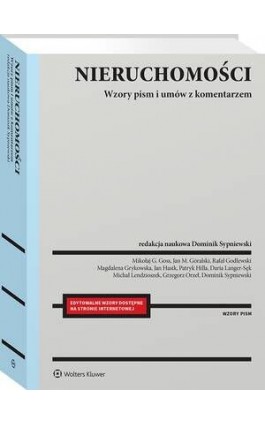 Nieruchomości. Wzory pism i umów z komentarzem - Rafał Godlewski - Ebook - 978-83-8390-256-2