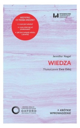 Wiedza - Jennifer Nagel - Ebook - 978-83-8331-721-2