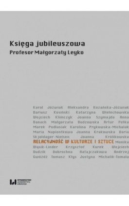 Relacyjność w kulturze i sztuce - Ebook - 978-83-8331-744-1