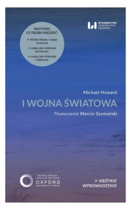 I wojna światowa - Michael Howard - Ebook - 978-83-8331-782-3