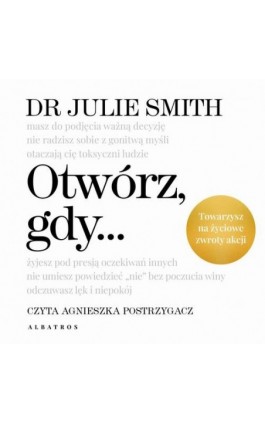 Otwórz, gdy… - Dr Julie Smith - Audiobook - 978-83-8361-655-1