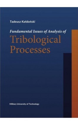 Fundamental Issues of Analysis of Tribological Processes - Tadeusz Kałdoński - Ebook - 978-83-793-8053-4