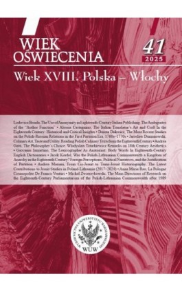 Wiek Oświecenia 41/2025 - Ebook