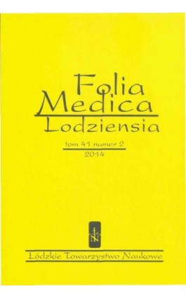 Folia Medica Lodziensia t. 41 z. 2/2014 - Praca zbiorowa - Ebook