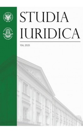Studia Iuridica, nr 106 - Ebook