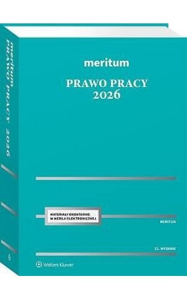 Meritum Prawo Pracy 2026 - Kazimierz Jaśkowski - Ebook - 978-83-8438-136-6