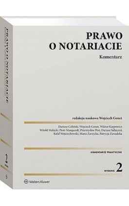 Prawo o notariacie. Komentarz - Piotr Marquardt - Ebook - 978-83-8390-813-7